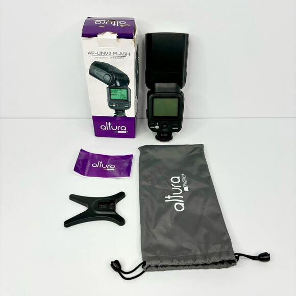 Altuta Flash Photo AP-FLS- UNV2 Camera Flash Light Speed Light - Picture 2 of 15